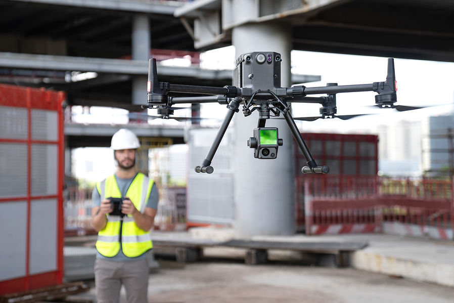 LiDAR bridge scanning Zenmuse L1