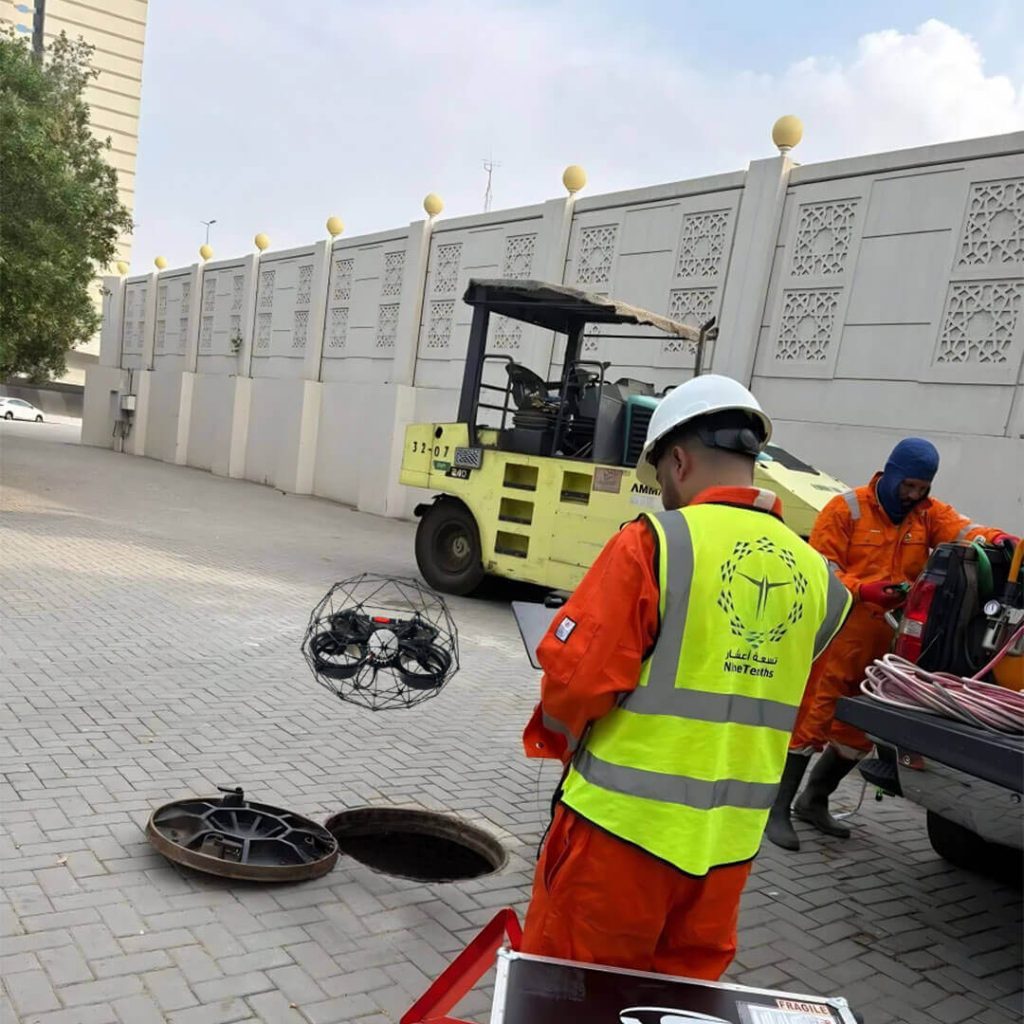 UAV-Based Confined Space Inspection in an Industrial Environment