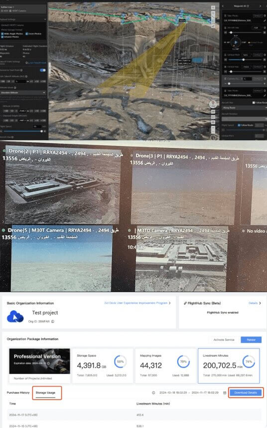 DJI Dock 2 drone monitoring