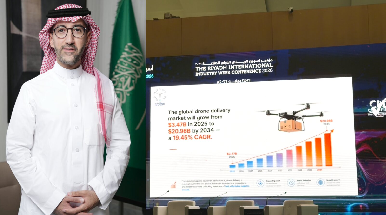 Eng. Naif Al-Zahrani, Acting CEO of NineTenths (تسعة أعشار)
